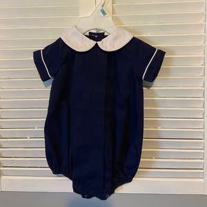 Shrimp & Grits navy blue bubble